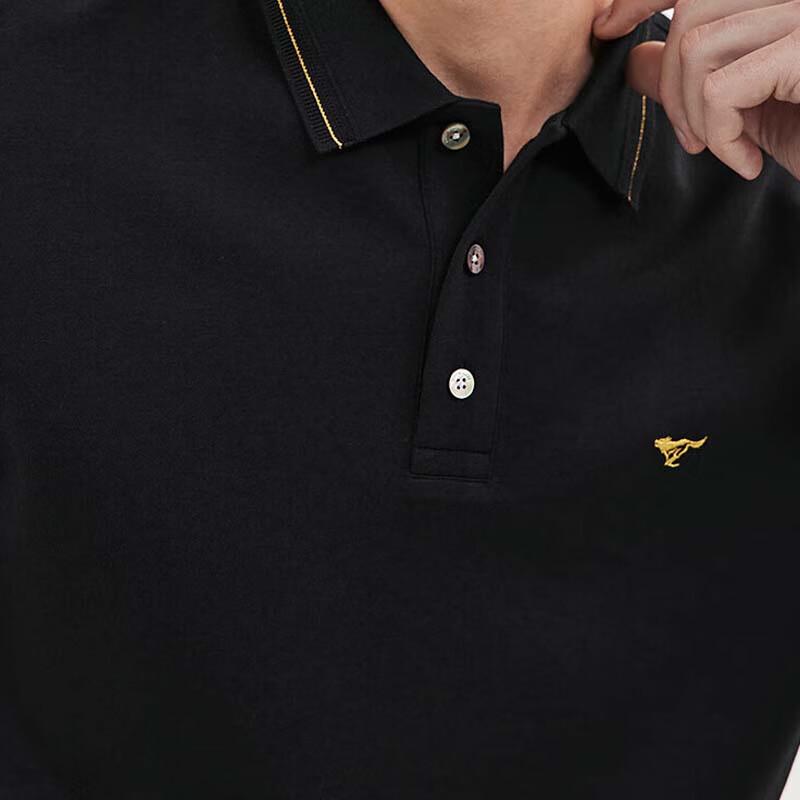 SEPTWOLVES Men's Soft Warm Casual Long Sleeve Polo Shirt