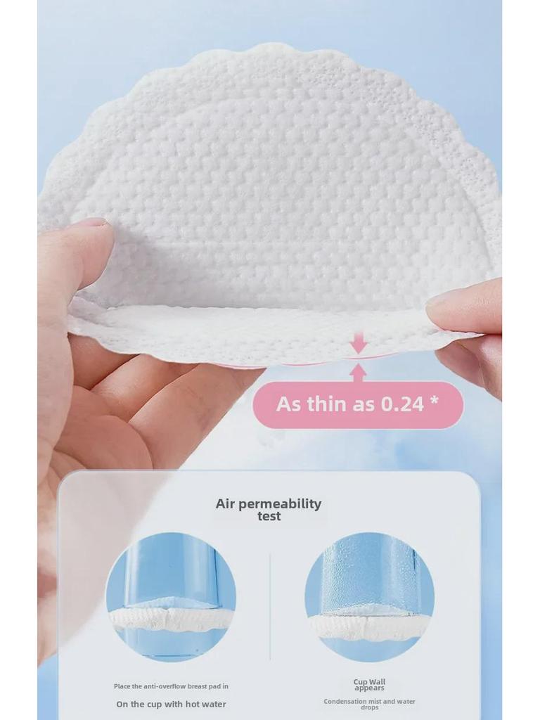 Zichu Disposable Anti-Leakage Postpartum Breast Pads for Winter - Thin Design for Lactation