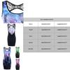 Women Summer Delicate Sleeveless Cut Out Octopus Print Mini Dress With Lace Stitching
