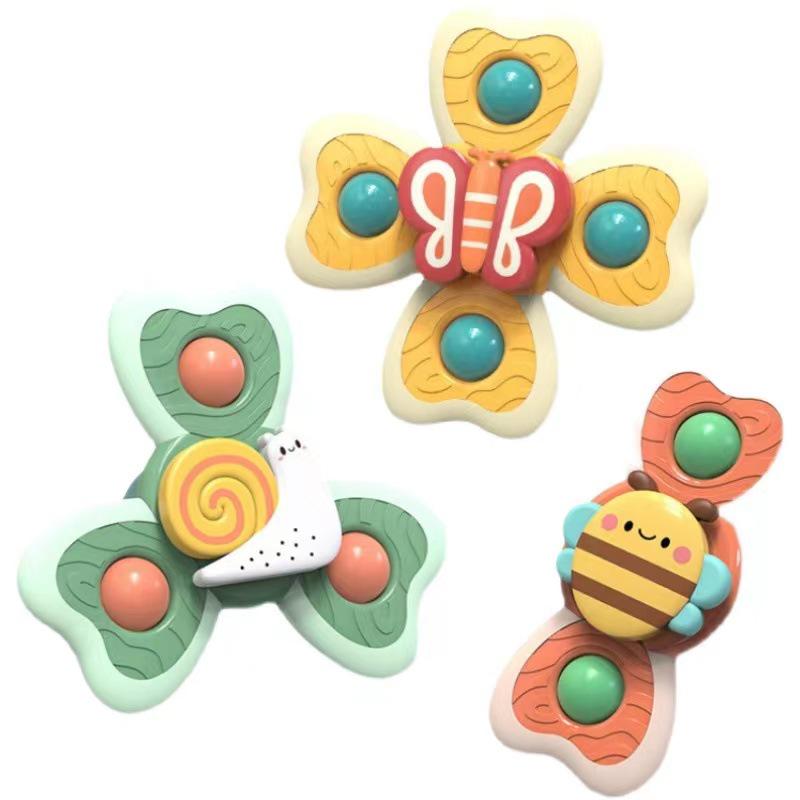 Cross-border Carousel Insect Toy: Baby's Early Education Bouncy Ball & Roller