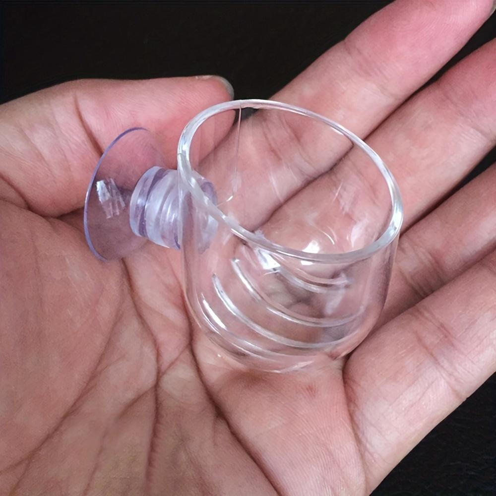 2Pcs Red Worm Feeder Aquarium Plant Pot, Plastic Fish Tank Plants Holder with Aquarium Planter
