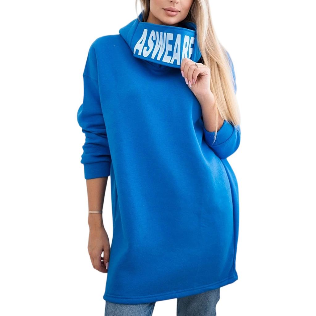 Women's Fashion Casual Solid-color Long-sleeved Sweatshirt