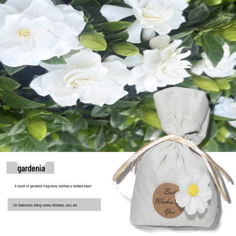 Scented Sachet for Home, Bedroom, Car - Floral Fragrance with Incense Burner Ornament