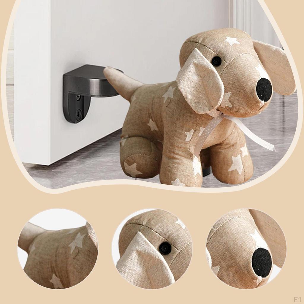 Decorative Door Stop Dog Weighted Doorstop Sculpture Floor Ornament for Workplace