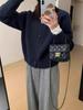 Women's Korean-Style Woolen Cardigan Jacket - Single-Breasted, Short Knit Outerwear for Autumn/Winter