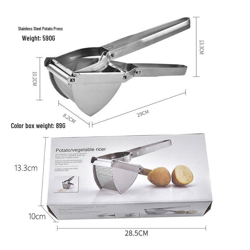 Stainless Steel Potato Masher and Lemon Juicer Tool