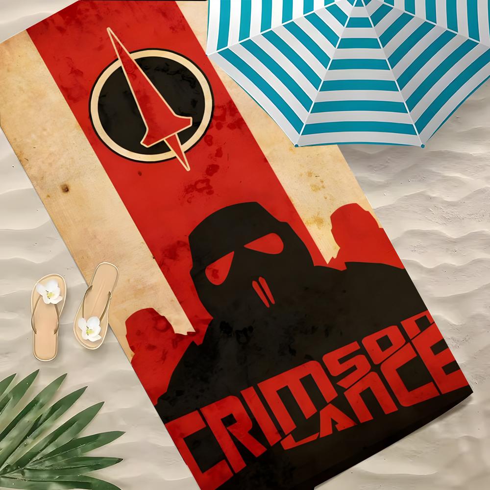 B-Borderlands Gearbox Software Towel Polyester Beach Towel Quick Dry Sand Free Bath Towel For Summer Pool Travel Vacation