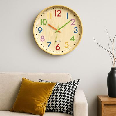 Non Ticking Silent Electronic Clock 12 Inch Quartz Clock Numeral Wall Clock  Home Office Decors
