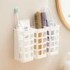 Wall-mounted Hair Curler Storage Basket Modern Simple Hair Tool Organizer for Bathroom and Makeup Area