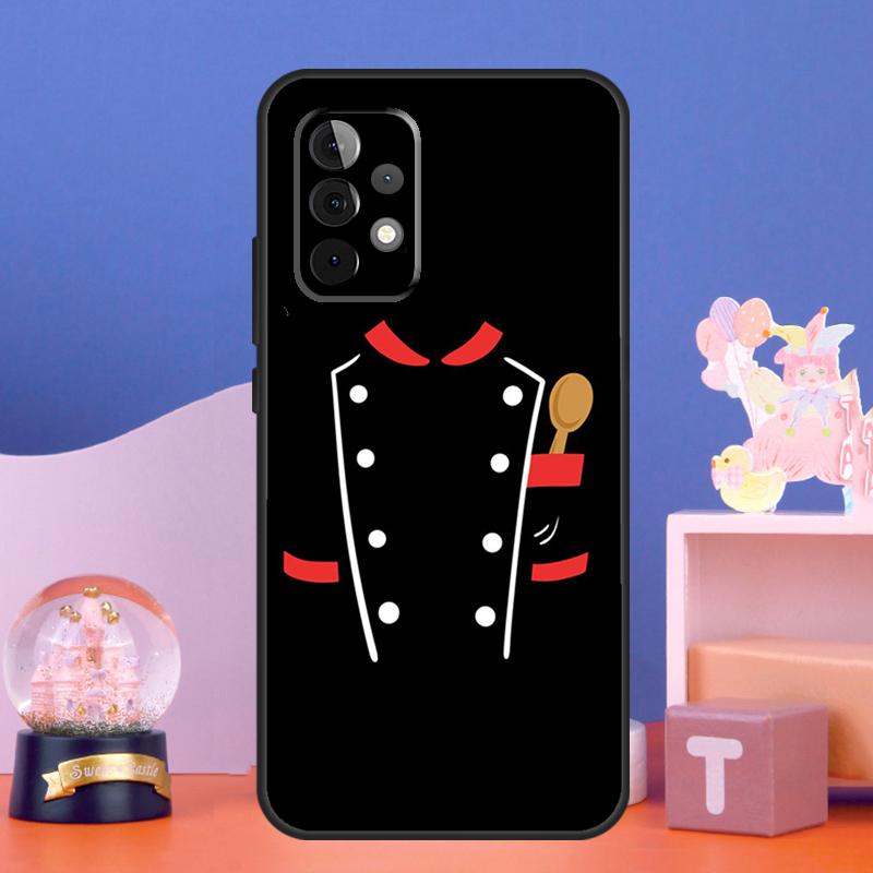

Chef Uniform Case For Samsung Galaxy A15 A25 A52 A53 A54 A12 A13 A14 A32 A33 A34 A23 A24 A72 A73 A51 A71 Samsung A21S