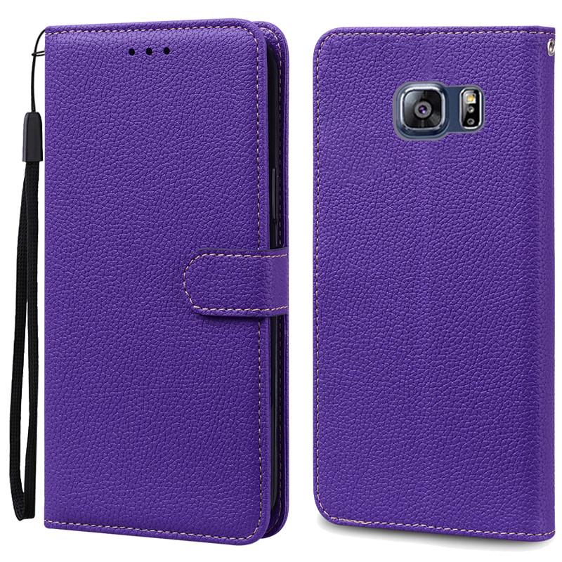 S6 Edge Case For Samsung Galaxy S6 Edge Case G925 Leather Flip Wallet Case For Samsung S6 S 6 edge Case G920 Wallet Cover Fundas