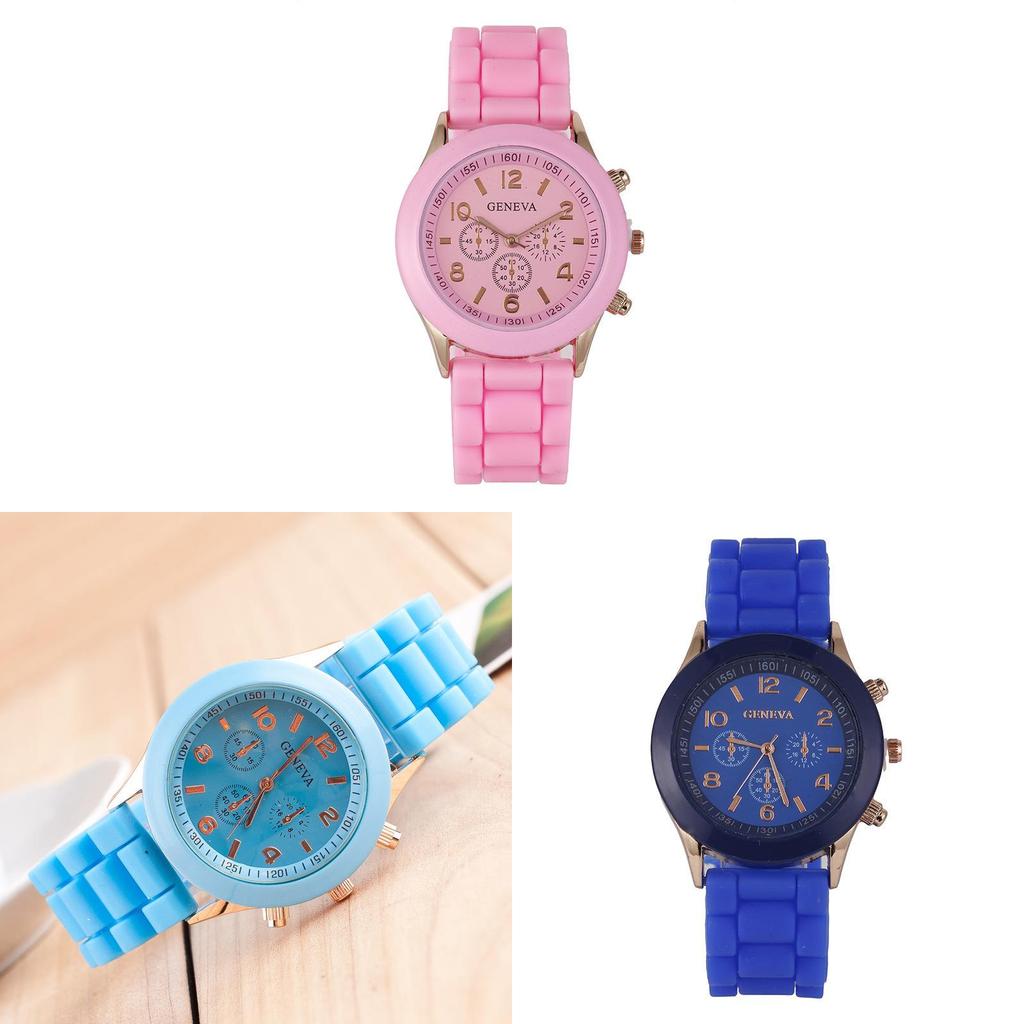 Silicone Jelly Watch For Adults Fashion Casual Quartz Watch With Color Options