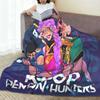 KPop Demon Hunters Anime Blankets Quality Soft Warm  Throw Blanket Autumn Kids Home Decor Graphic Bedspread