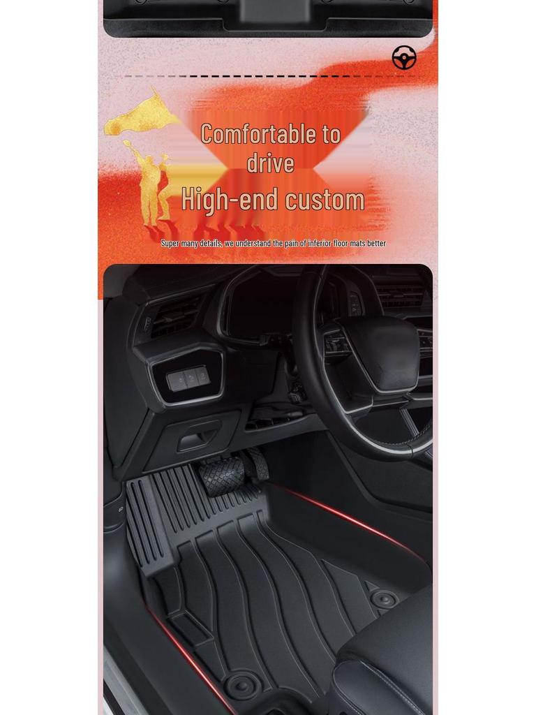 AITO M9 TPE Floor Mats for New Six-Seater Model