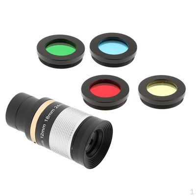 Metal ” 8-24mm Mercek+4x Astronomi Teleskobu için Lens Filtre Seti