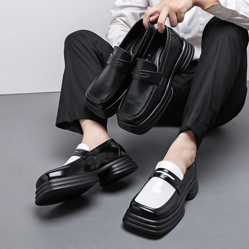 Mocassini alla Moda da Uomo Scarpe in Pelle alla Moda Casual Comode Lussuose Scarpe Sociali per Gentiluomo d'Affari Taglie 38-45