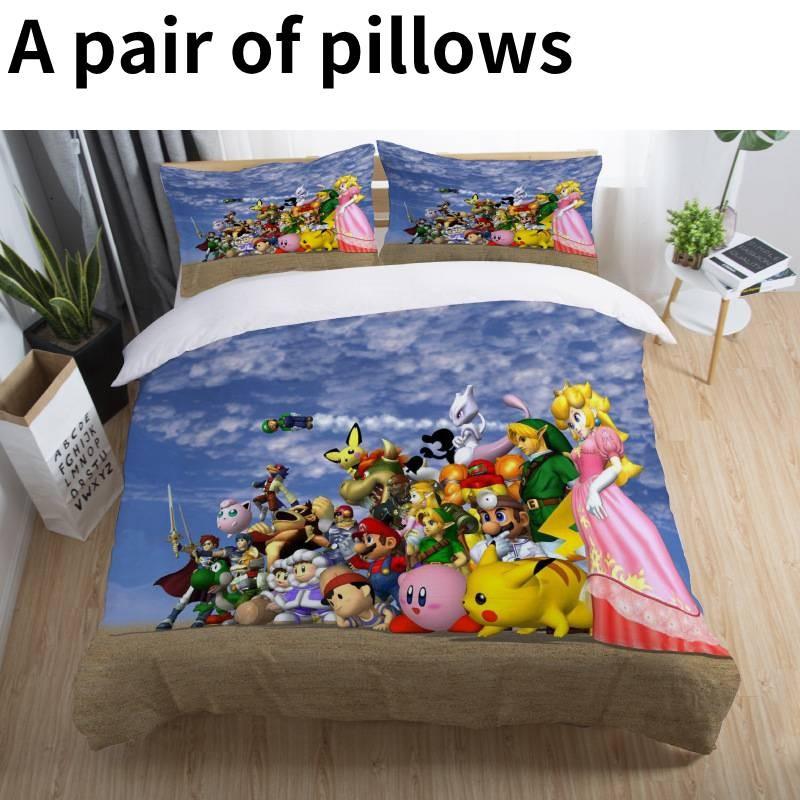 Modern Minimalist 3d Bed Sheet Set Featuring Vibrant Digital Print Design In Various Sizes