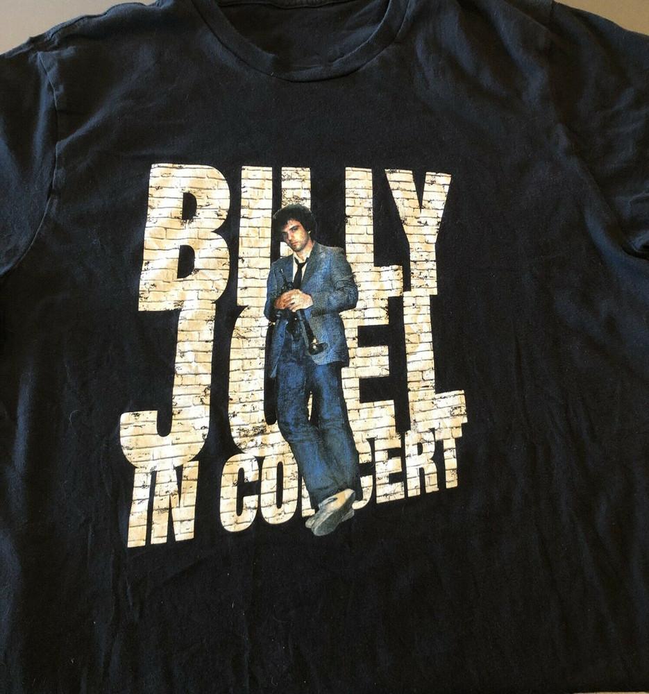 Billy Joel T-shirt Black Cotton For men Women All Sizes Unisex T-Shirt S