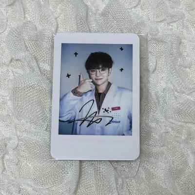 [USED] Treasure Jihoon Seagreen YGselect Bonus Instax-Style Trading Card