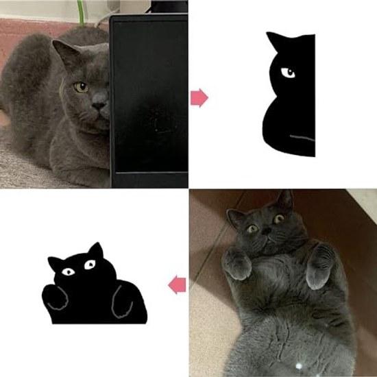 Magnet Bookmark - Set 6 Cute Clips Women Teachers Students Book Lovers Reading School Office Household Items Cat Page Markers