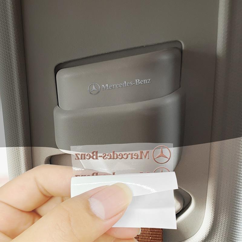3D Metal Emblem Sticker Car Styling Interior Decoration Decals For Mercedes Benz Brabus Maybach W204 GLC CLA GLK W205 W203 W206