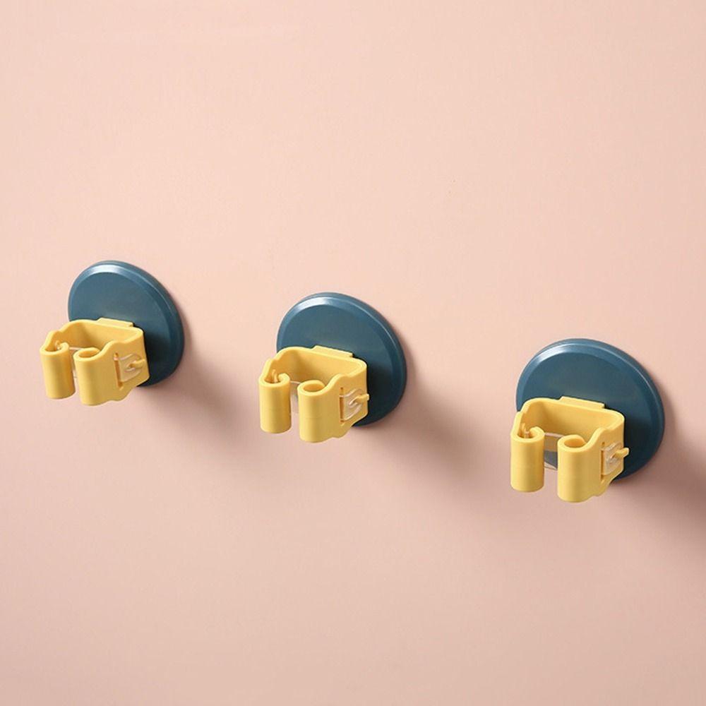 Self-Adhesive Brush Broom Hanger Wall-Mounted Mop Storage Rack Multipurpose Mop Clip  Kitchen