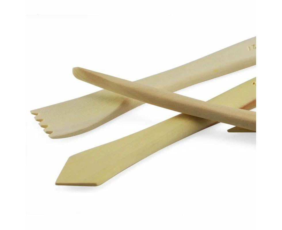Wooden Clay Modelling Tool Set 10 Pack