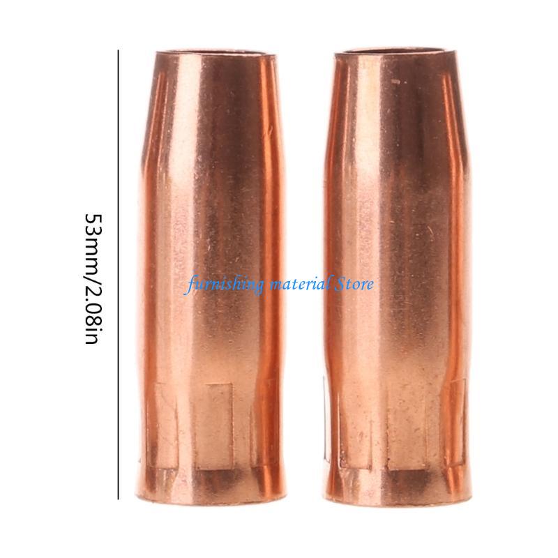 Y5GD 10 Pieces Gas Nozzle Euro MIG Welding Tip Suitable for Second Welding