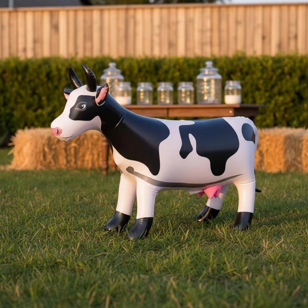 Inflatable Farm Inflatable Cow Long Giant Blow Up Cow Blow Up Cow Inflatable Cow Toy  Pool Party