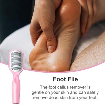 Lime à Pied en Acier Inoxydable pour l'Élimination des Peaux Mortes Outil Anti-Rouille pour Enlever les Callosités Exfoliant pour Pieds pour les Orteils et les Doigts
