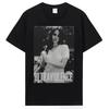 2024 Lana Del Rey Super Violent T-shirt Giapponese Divertente Gotica Harajuku Taglie Forti Donna Estetica Cotone Top T-shirt