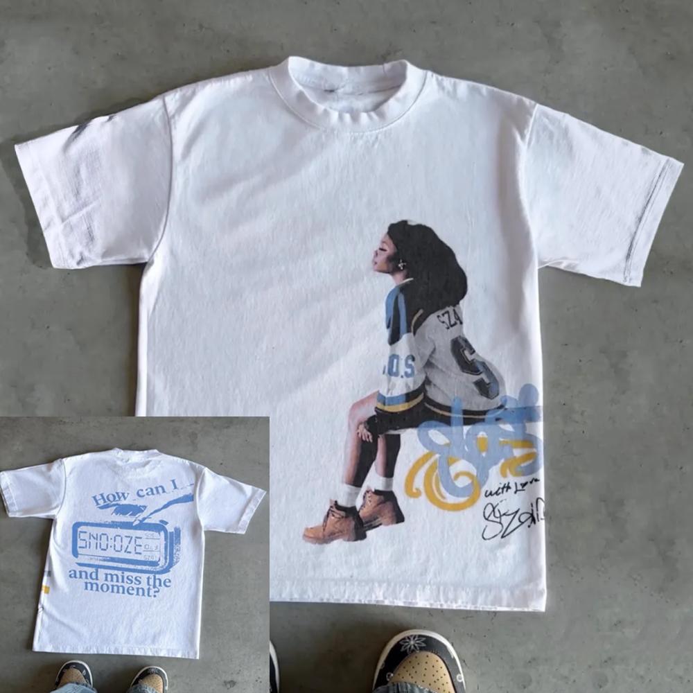 2000s Vintage Casual Girl Print Y2k Women's Tshirts Short Sleeve O-Neck Streetwear Harajuku Gothic Tee Crop Top Men Kid Clothes