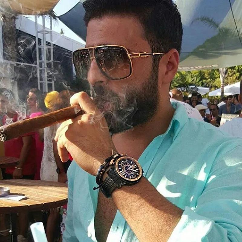 Fashion Classic Square Sunglasses Men Vintage Luxury Brand Design Oversized Sun Glasses Women Shades UV400 Oculos De Sol