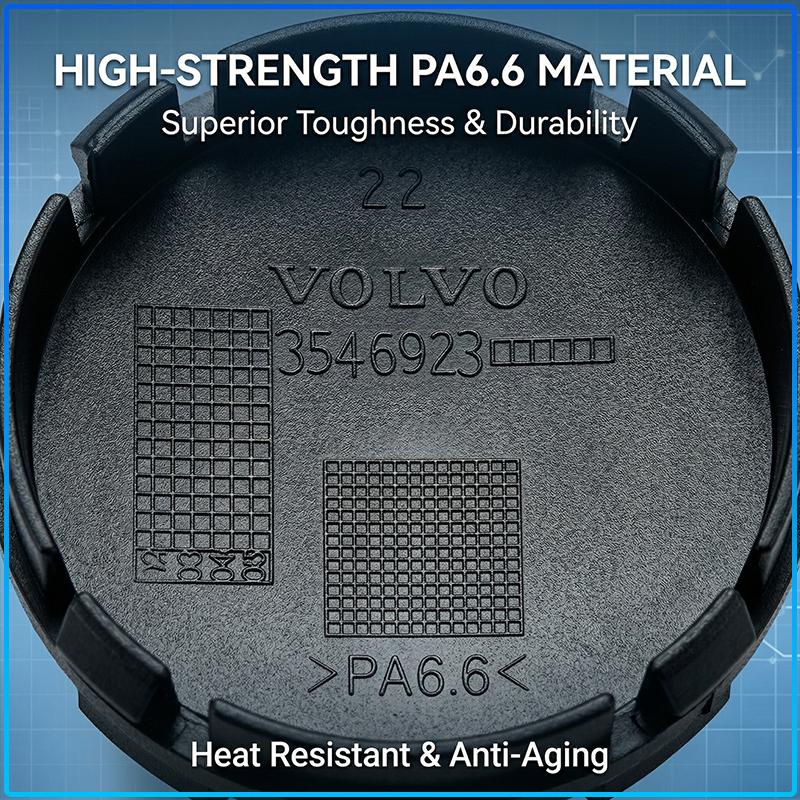 For Volvo XC90 XC60 XC40 V40 V50 V60 S40 S50 S60 S70 S80 S90 240 C70 Vnl Truck 4Pcs 56mm Car Wheel Center Caps Hub Cap Covers Emblem