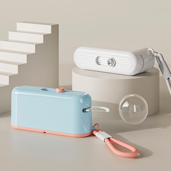 Pop-Up Floss Box Portable Automatic Dental Floss Dispenser Dustproof Reusable Floss Storage Case with Mirror for Oral Care Home Hotel Restaurant