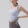 Women's Sleeveless Slim Fit Jacquard Sports Vest for Running, Yoga, and Pilates