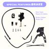 NEW-Rear Brake Caliper Pedal Set Brake Kit Brake Hose Lever Kits Motorcycle Parts For Talaria Sting MX3 MX4 MX5