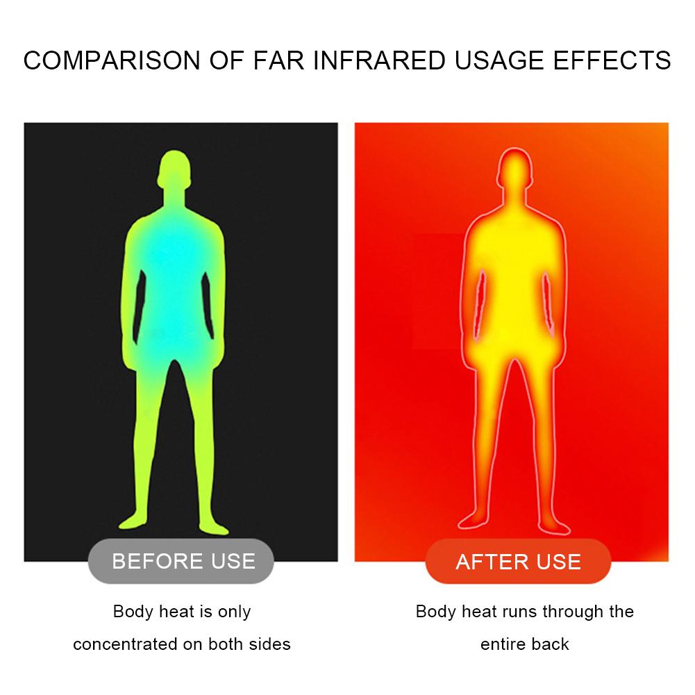 Self-heating Jackets Heated Thermal Underwear Men USB Electric Heated Ski Clothing Women Thermal Underwear Winter Pants Set