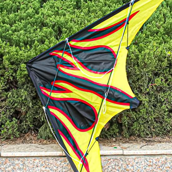 Kite Colorful Large Sound 1.2M Triangle Stunt Kite for Playing