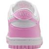 Nike Dunk Low Grade School 'White White White Pink Rise' (Unisex) White / White / White / Pink Rise Kids' Skateboarding Shoes IU7766 125