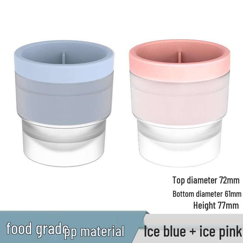 Velký silikonový výrobník ledových koulí na whisky