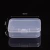 Mini Plastic Box Rectangular Box Translunt Box Packing Box Storage Box Dustproof Solid Strong Jewelry Storage Case Container