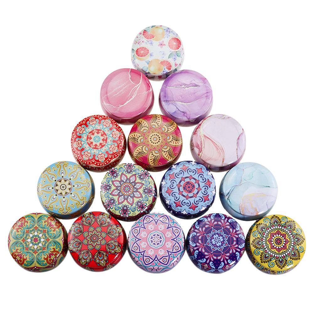 Ethnic Style 4.4oz Tinplate Belly Can: Pear Paste Candy & Tea Scented Candle