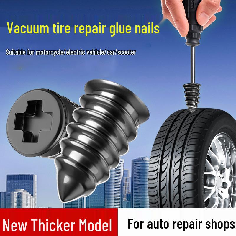 Quick Rubber Studs for Non-Destructive Electric Vehicle and Car Tire Repair