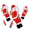Santa Claus Climbing Rope Christmas Decoration Plush Doll Christmas Tree Climbing Old Man Hanging