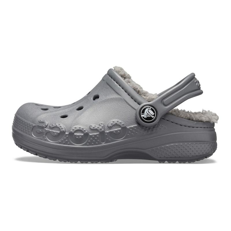 Crocs Bayaband Comfort Warm Cotton Sandals Grey Children's Style