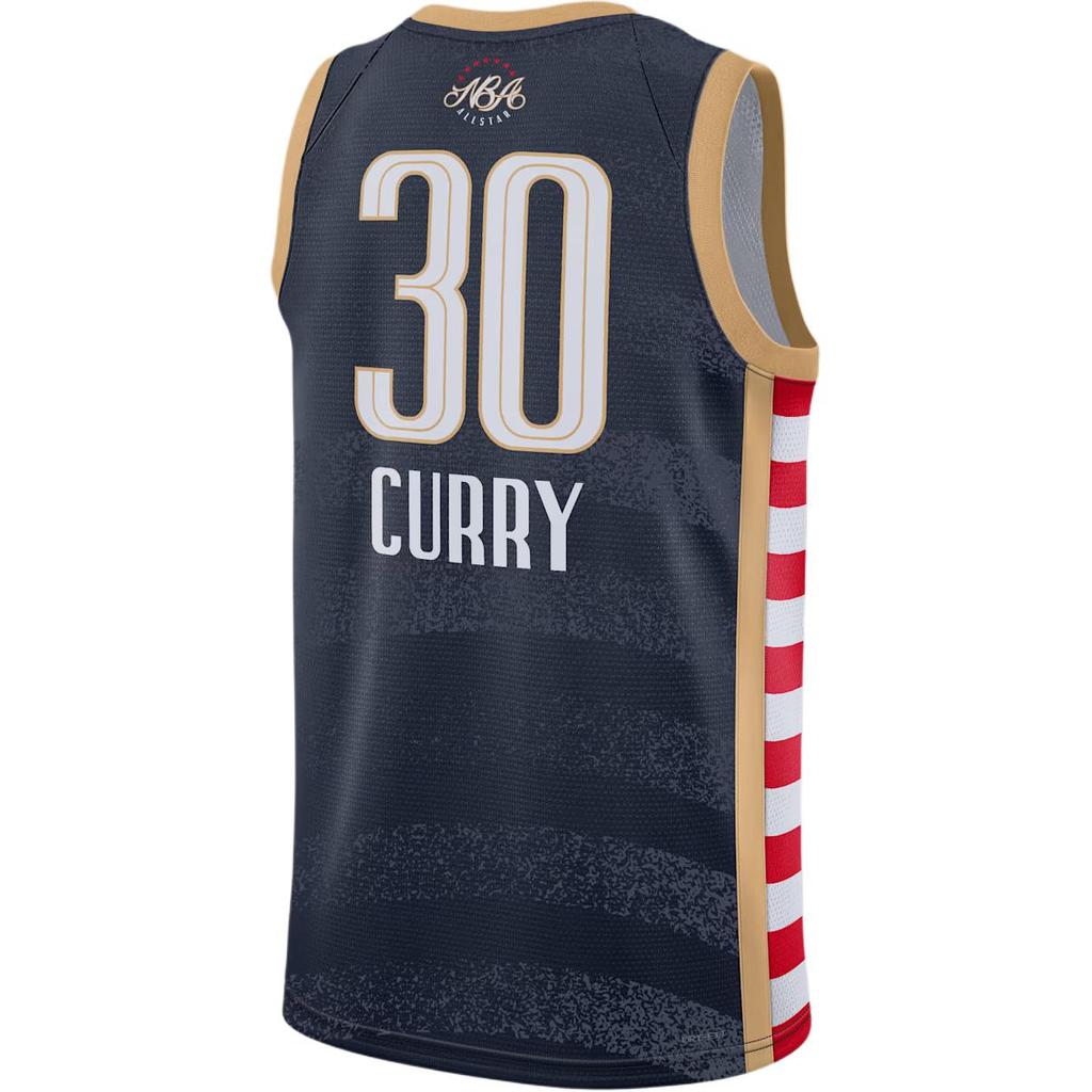 Jordan NBA All-Star 2026 Game Dri-FIT Swingman Stephen Curry 30 Quick-Dry Crew Neck Sleeveless Basketball Jersey Men jersey IZ4393-420