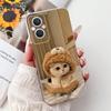 For OPPO Reno7 Z 5G / Reno8 Z  5G Elegant Floral Butterfly Phone Case For Oppo Reno 7Z 8Z 5G Soft Silicone TPU Cases