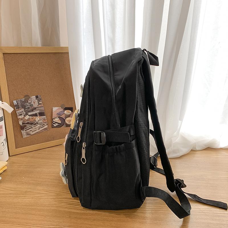 Campus Backpack Women's Backpack Junior High School Student Schoolbag