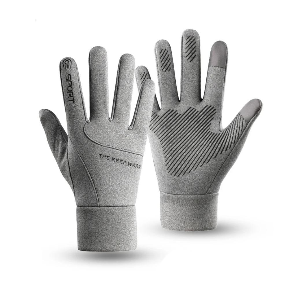 

BEPAN Photographer Gloves Anti Slip Touch Screen Windproof and Cold Weather Warm Elastic Cuffs For Riding Driving Working Sport ONE SIZE серый